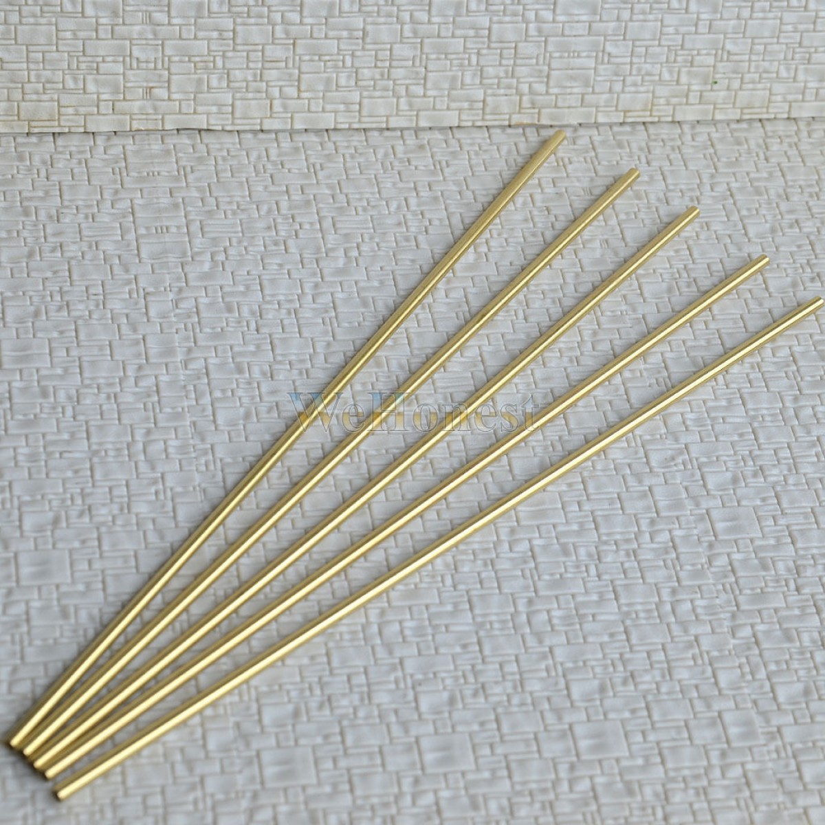 5 x Brass Pipe Copper Pipe Copper Tube Φ3mm x 210mm